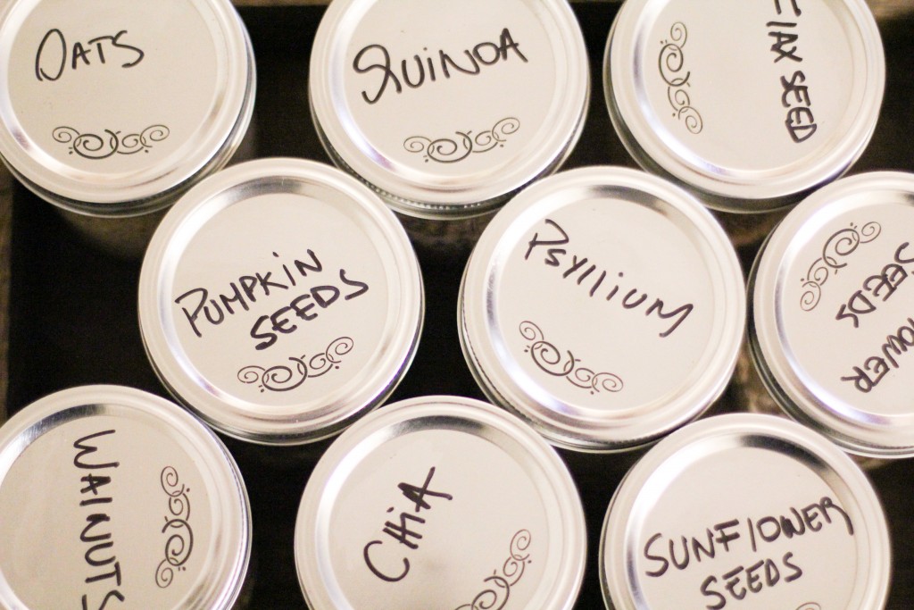 label your pantry